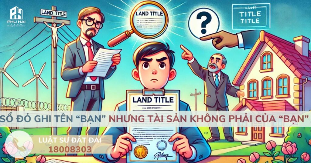 SỔ ĐỎ GHI TÊN BẠN NHƯNG TÀI SẢN KHÔNG PHẢI LÀ CỦA BẠN: NHỮNG ĐIỀU BẠN CẦN BIẾT