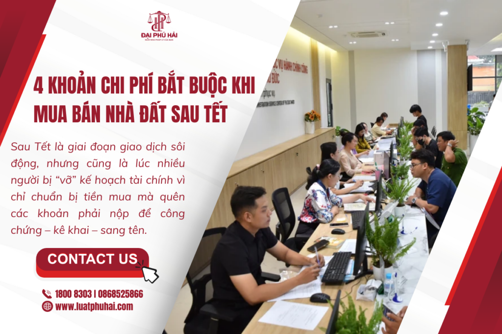 Chi phí mua bán nhà đất