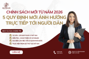 Chính sách đất đai 2026